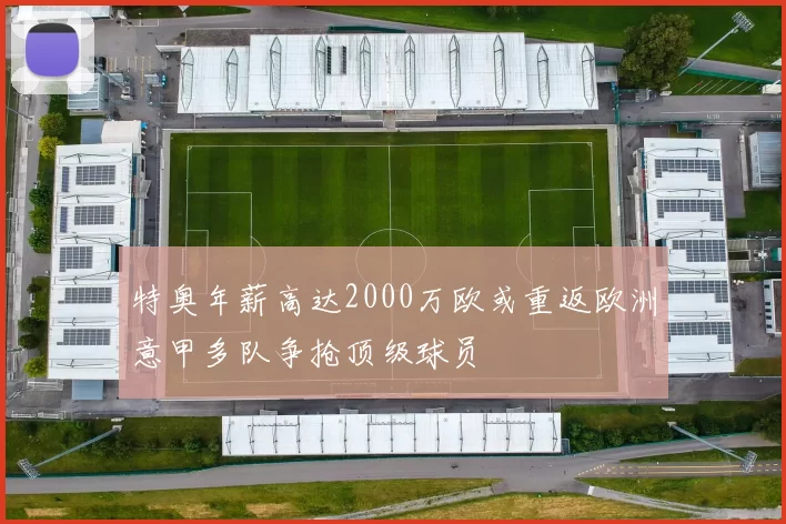 特奥年薪高达2000万欧或重返欧洲意甲多队争抢顶级球员
