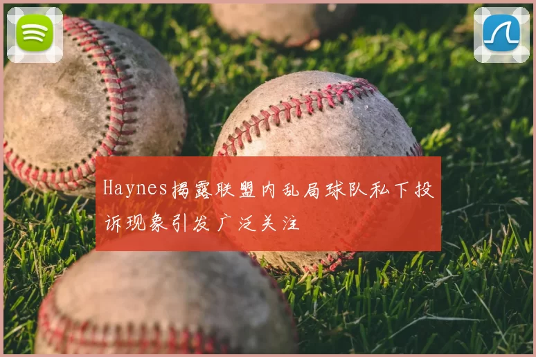 Haynes揭露联盟内乱局球队私下投诉现象引发广泛关注